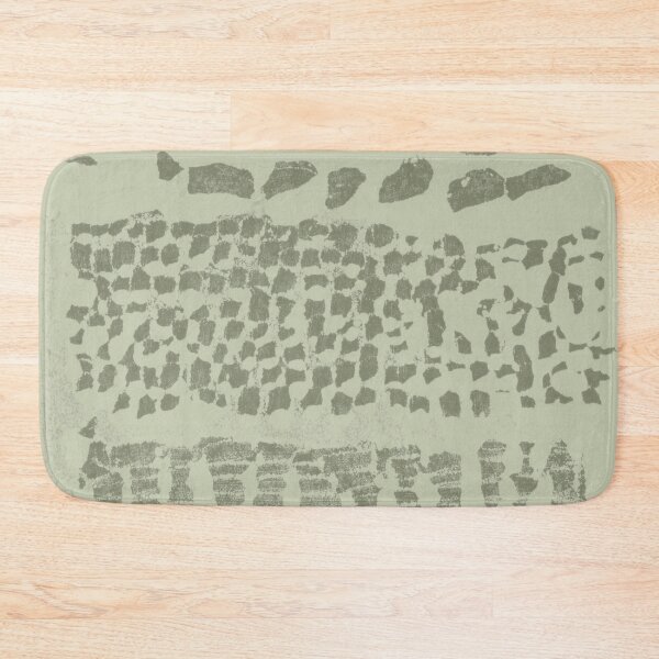 Item preview, Three Grains Textured Monoprint - Tea + Sage designed and sold by Irene Estelle.