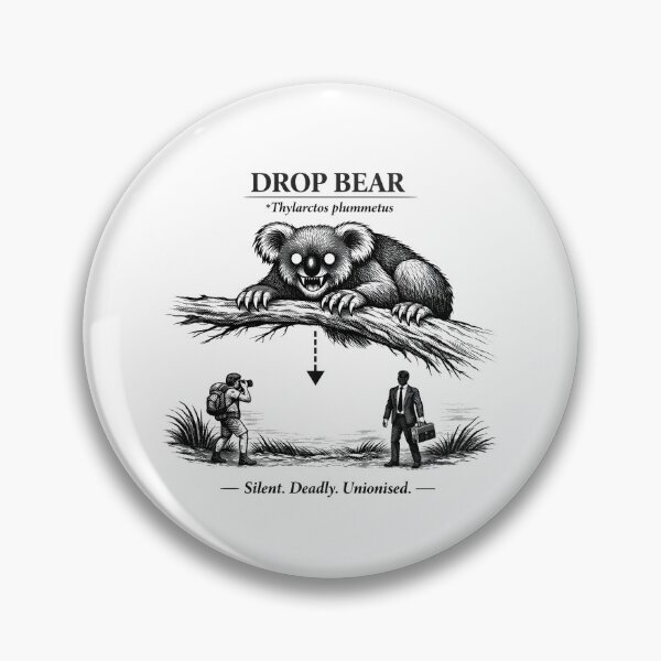 Item preview, Mythical Australian Creatures: The Dropbear designed and sold by Fallen Feather Designs.