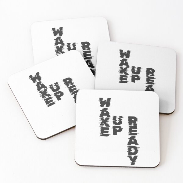 Item preview, Wake Up Ready Motivational Sticker – Morning Motivation & Energy Quote designed and sold by ascendzero.