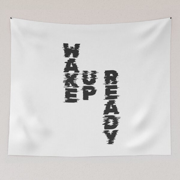 Item preview, Wake Up Ready Motivational Sticker – Morning Motivation & Energy Quote designed and sold by ascendzero.