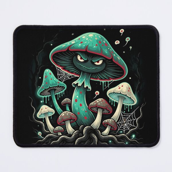 Item preview, Haunted Mushroom Forest Horror Art designed and sold by Chaotic Cuties.
