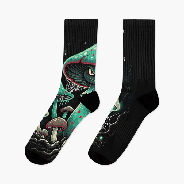 Item preview, Haunted Mushroom Forest Horror Art designed and sold by Chaotic Cuties.