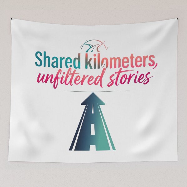 Item preview, Shared Kilometers, Unfiltered Stories: Connecting Through the Road designed and sold by VibranPalette.