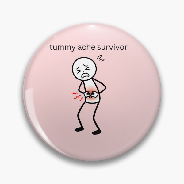 Item preview, Tummy Ache Survivor Funny Stomach Pain Humor Design designed and sold by Freedz14.
