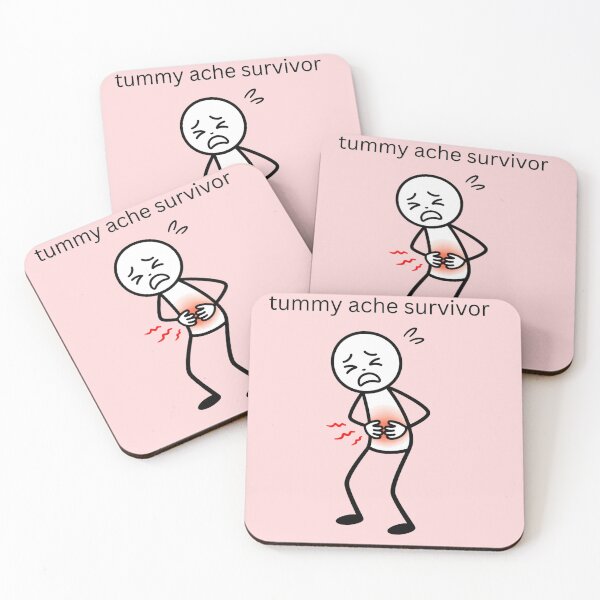 Item preview, Tummy Ache Survivor Funny Stomach Pain Humor Design designed and sold by Freedz14.