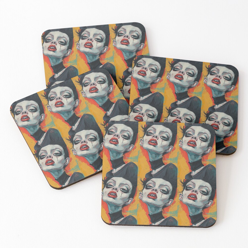 Item preview, Coasters (Set of 4) designed and sold by Overthinker9.