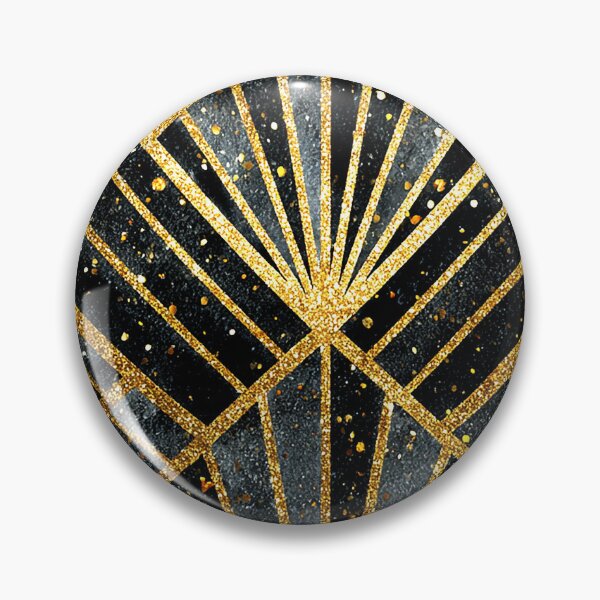 Item preview, Art Deco Glamorous Golden Diamond-Shaped Design Pattern designed and sold by DEC02.
