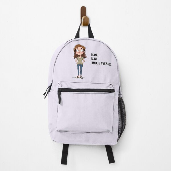 Item preview, I Came. I Saw. I Made It Awkward. Funny Introvert Humor Cartoon Girl designed and sold by Freedz14.