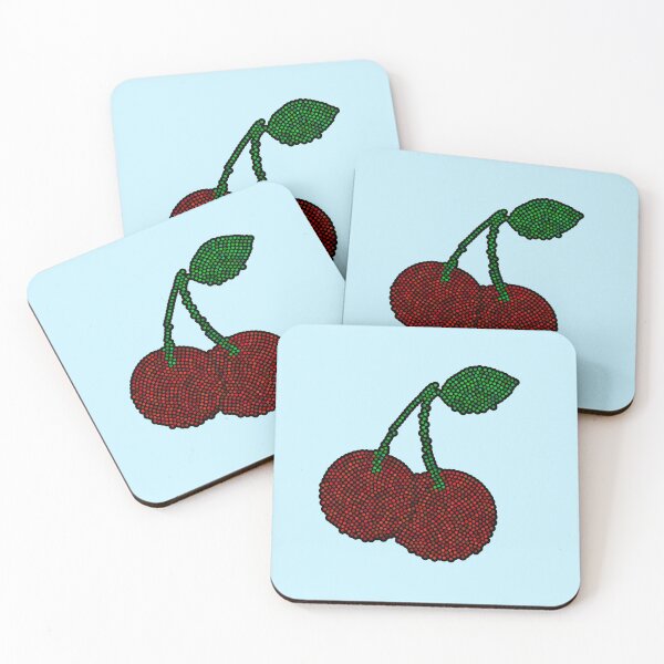 Item preview, Cherry Dot Art Mosaic designed and sold by MSBM Designs.