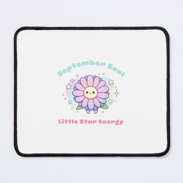 Item preview, Cute Kawaii Pastel Aster Flower Character - September Birthday Baby designed and sold by Tiny Zoom.