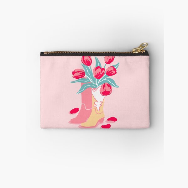 Item preview, Copy of Pink Cowboy Boots With Tulips Cute Western Aesthetic (pink background) designed and sold by MinimalAnGo.
