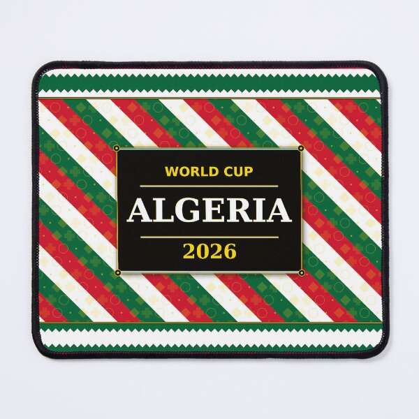 Item preview, Algeria Football Fan 2026 Flag Color Patterns designed and sold by BrickByDream.