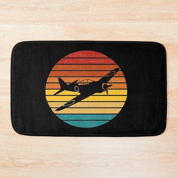 Item preview, Vintage Fighter Plane Sunset Retro Tee designed and sold by Emberglowo.
