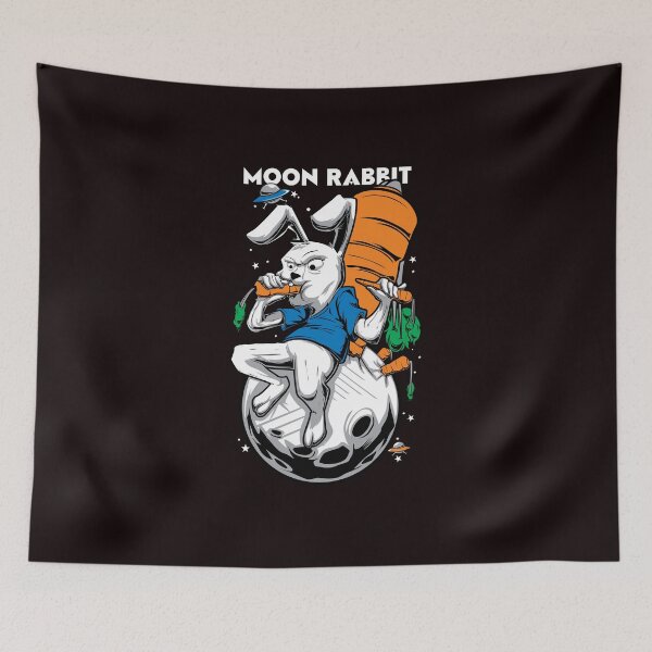 Item preview, moon rabbit designed and sold by medo-shop7.
