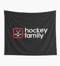 Tela decorativa Familia de Hockey (Rojo)
