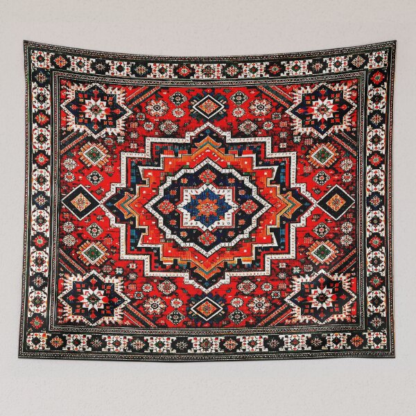 Item preview, Afghan Rug Print, Vintage Persian Carpet Art, Traditional Tribal Pattern, Oriental Rug Design, Boho Home  designed and sold by PIKASSO2026.