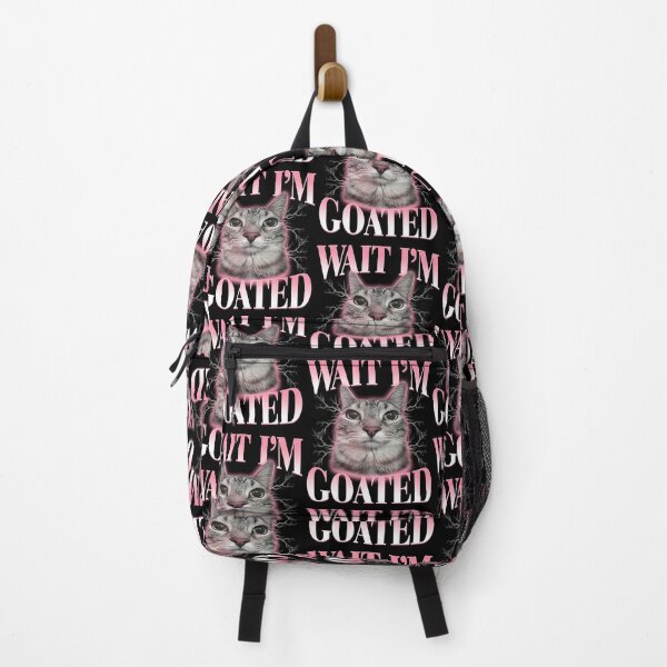 Item preview, Wait I'm Goated Cat Silly Funny Cat Meme Men Women designed and sold by phoebelevine.