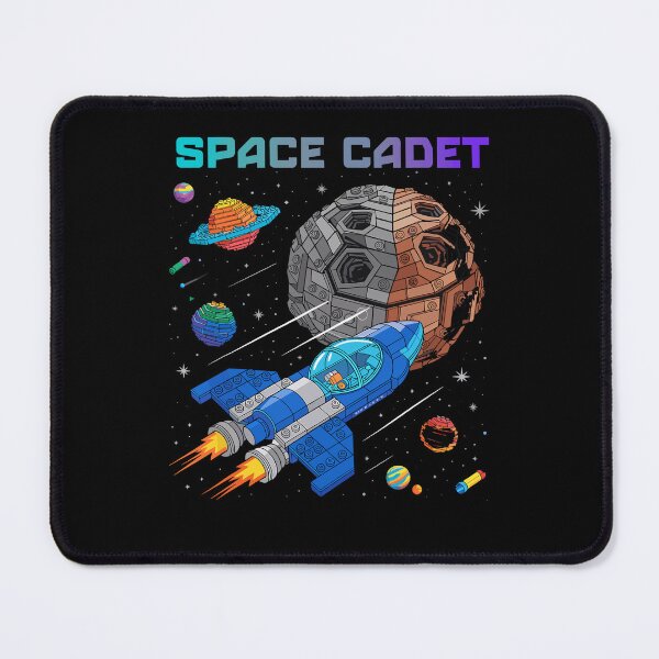 Item preview, Space Cadet Spaceship Asteroid Planets Stars Space Solar System designed and sold by phoebelevine.