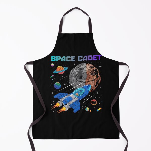 Item preview, Space Cadet Spaceship Asteroid Planets Stars Space Solar System designed and sold by phoebelevine.