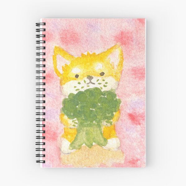 Item preview, Messy Eater: Broccoli Shiba Inu designed and sold by koodoodles.