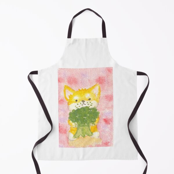 Item preview, Messy Eater: Broccoli Shiba Inu designed and sold by koodoodles.