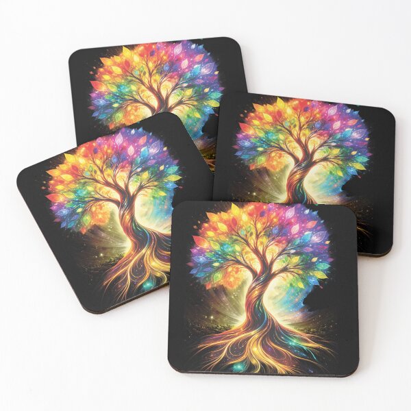Item preview, Vivid Art Tree of Life – Colorful Spiritual Nature Design designed and sold by ArtGMerch.