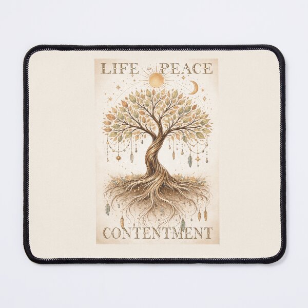Item preview, Boho Tree of Life – Life Peace Contentment Spiritual Art designed and sold by ArtGMerch.