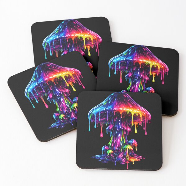 Item preview, Trippy Dripping Mushroom - Liquid Psychedelic Flow designed and sold by SHHCreations.