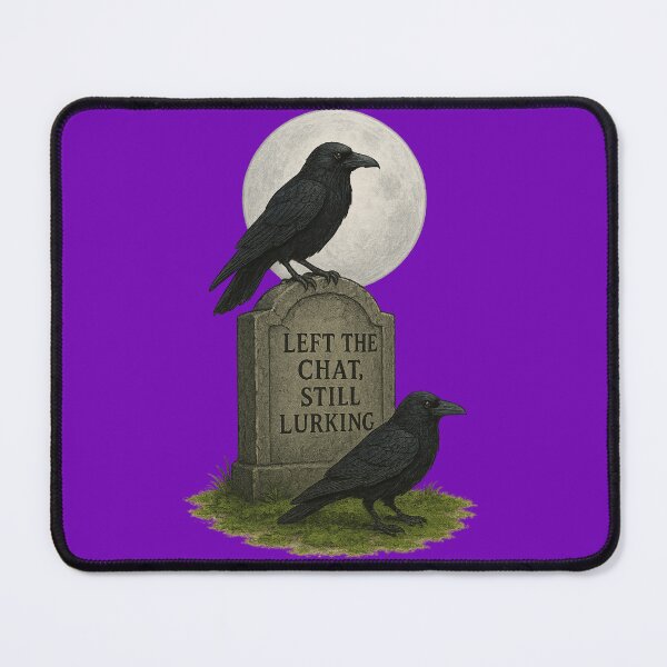 Item preview, Left the Chat Grave designed and sold by PurrfectWhisper.
