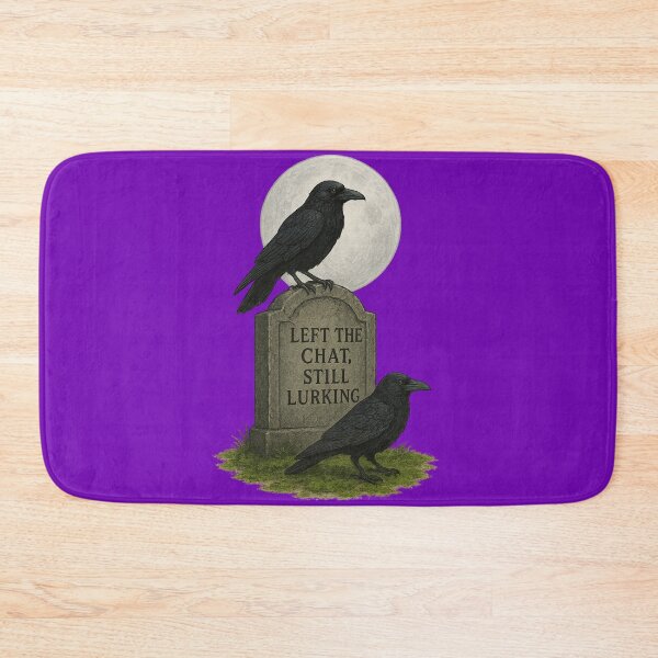 Item preview, Left the Chat Grave designed and sold by PurrfectWhisper.