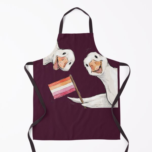 Item preview, Silly Goose Couple Lesbian Flag Gay Pride designed and sold by TackyTime.