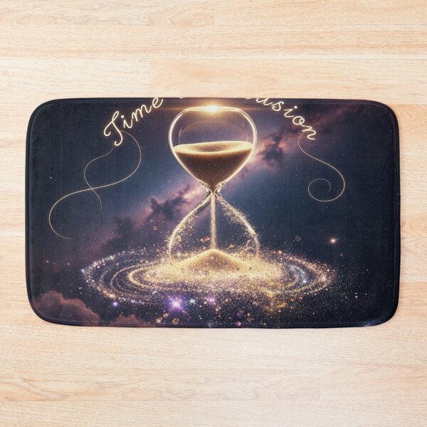 Item preview, Time Is Illusion – Cosmic Hourglass Design designed and sold by Cristhian Almanza.