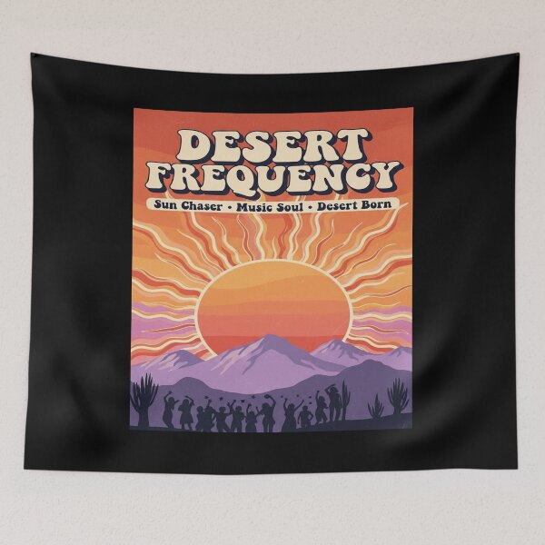 Item preview, Desert Frequency – Sun Chaser Music Soul designed and sold by FlamaC.