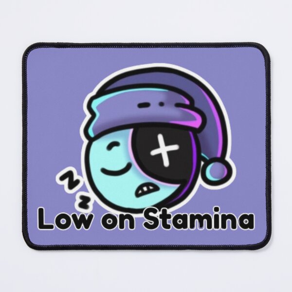 Item preview, Dandy's World Sticker: "Low on Stamina" designed and sold by SNAPPJAWZ.