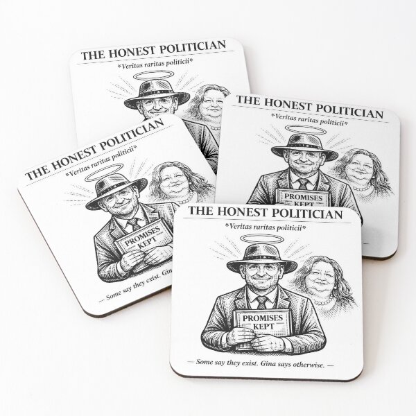 Item preview, Australian Mythical Creatures: The Honest Politician designed and sold by Fallen Feather Designs.
