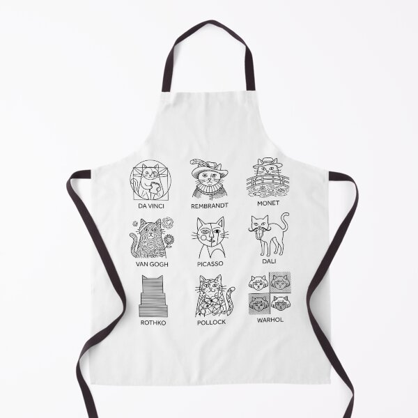 Item preview, Minimalist Line Art Famous Artist Cat Styles Collection designed and sold by chattsuede.