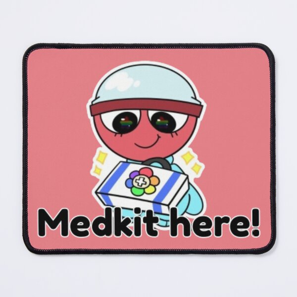 Item preview, Dandy's World Sticker: "Medkit here!" designed and sold by SNAPPJAWZ.
