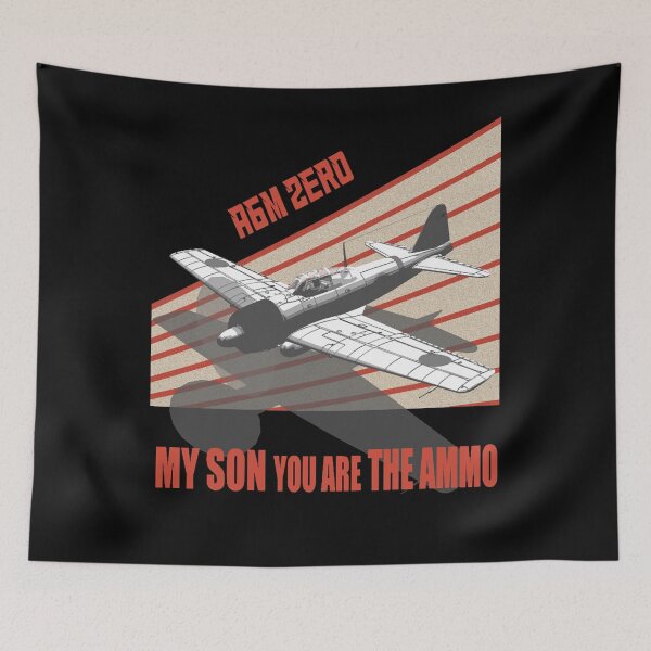 Item preview, A6M Zero Fighter Bold Graphic Tee designed and sold by Emberglowo.