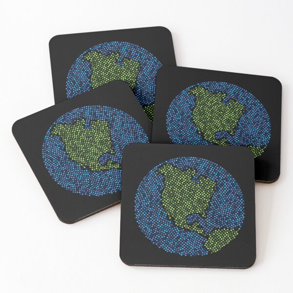 Item preview, Planet Earth Dot Art Mosaic designed and sold by MSBM Designs.