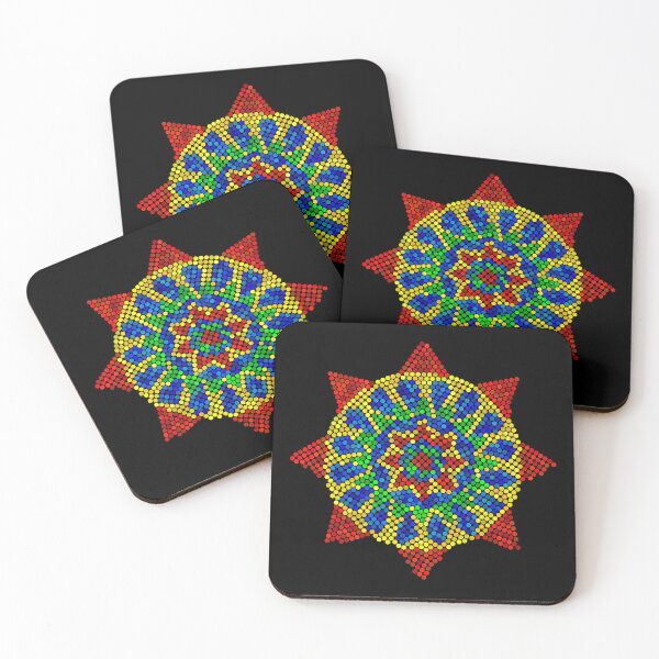 Item preview, Colorful Mandala Dot Art Mosaic designed and sold by MSBM Designs.