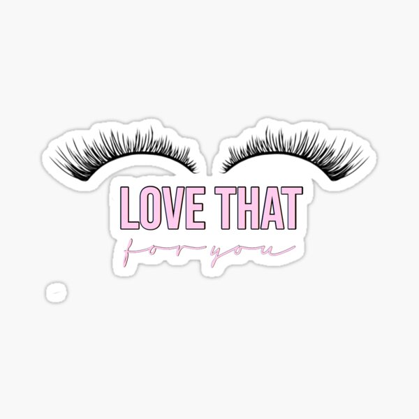 love that for you james charles Sticker