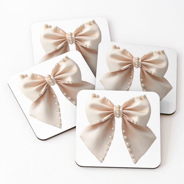 Item preview, Elegant Champagne Pearl Bow Coquette Aesthetic Accessory designed and sold by BigStar-Cart.