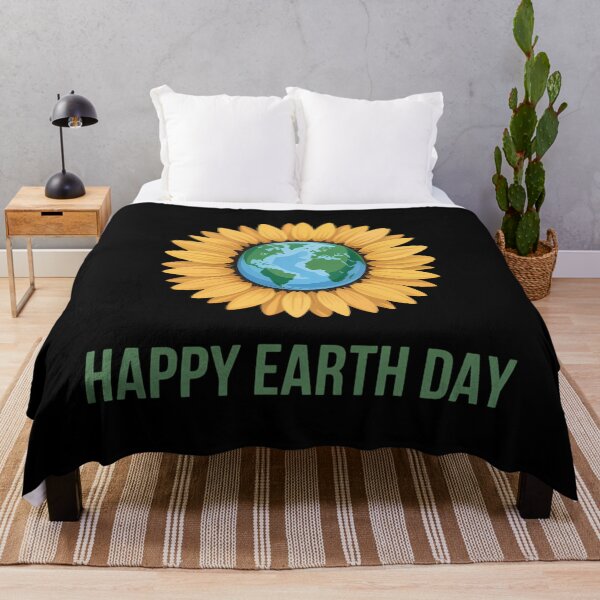 Aperçu de l'œuvre Journée de la Terre mignonne et joyeuse Journée de la Terre Tournesol créée et vendue par TyraYoung.