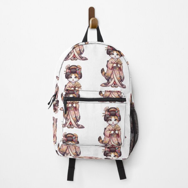 Item preview, Cute Geisha Cat - Kawaii Neko Wearing a Kimono designed and sold by Israelfjds.