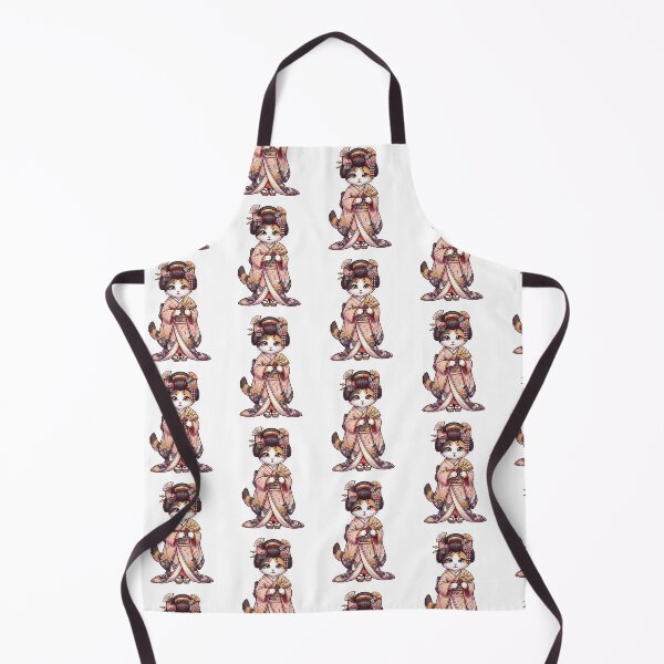 Item preview, Cute Geisha Cat - Kawaii Neko Wearing a Kimono designed and sold by Israelfjds.