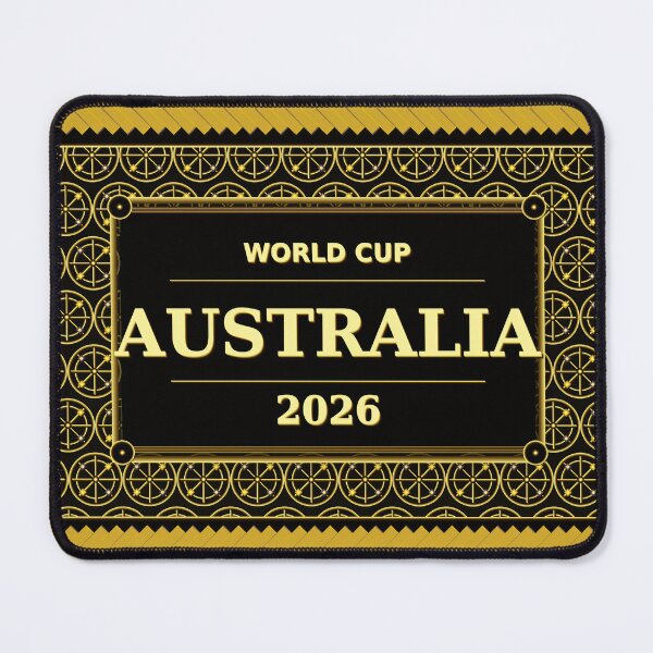 Item preview, Australia Football Fan 2026 Black Gold Luxury Wrap — Socceroos Soccer Fan designed and sold by BrickByDream.