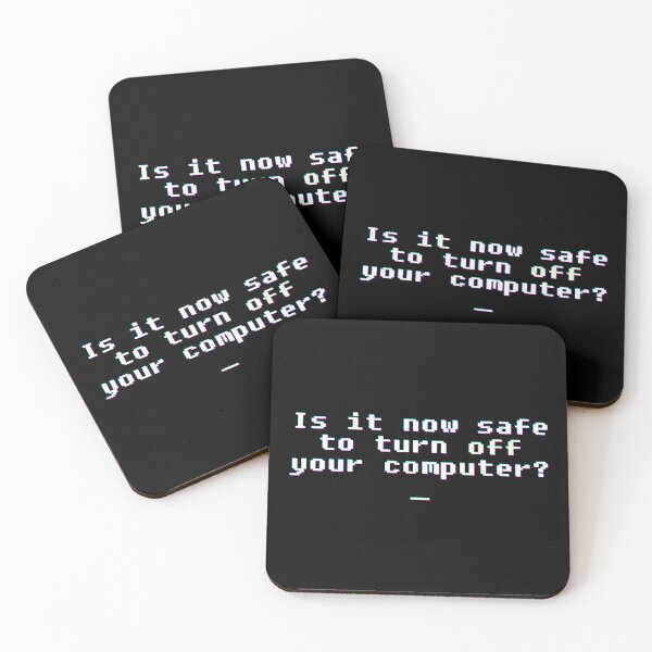 Item preview, It Is Now Safe To Turn Off Your Computer - Retro 95 Shutdown designed and sold by irqzero.
