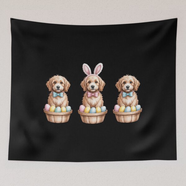 Item preview, Cute Goldendoodle Bunny Rabbit Eggs Easter Day Dog Lover designed and sold by TyraYoung.
