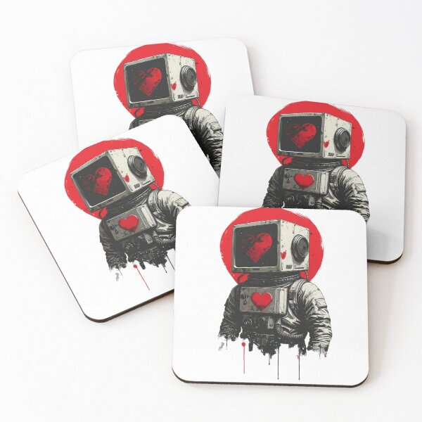 Item preview, Cubeheads Robot Heart Graffiti designed and sold by Alexander Martini Productions.