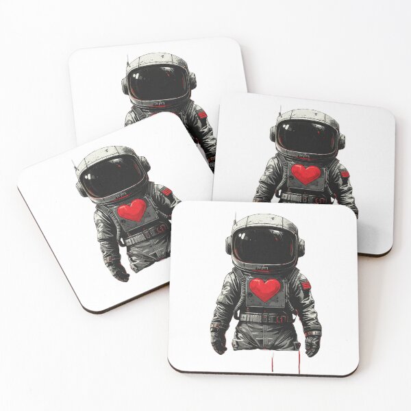 Item preview, Cubeheads Astronaut Love designed and sold by Alexander Martini Productions.